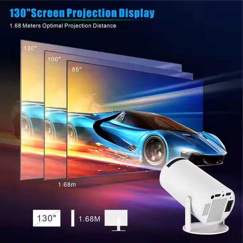 LCD Smart Projector Home Theater | LED Android 11 System