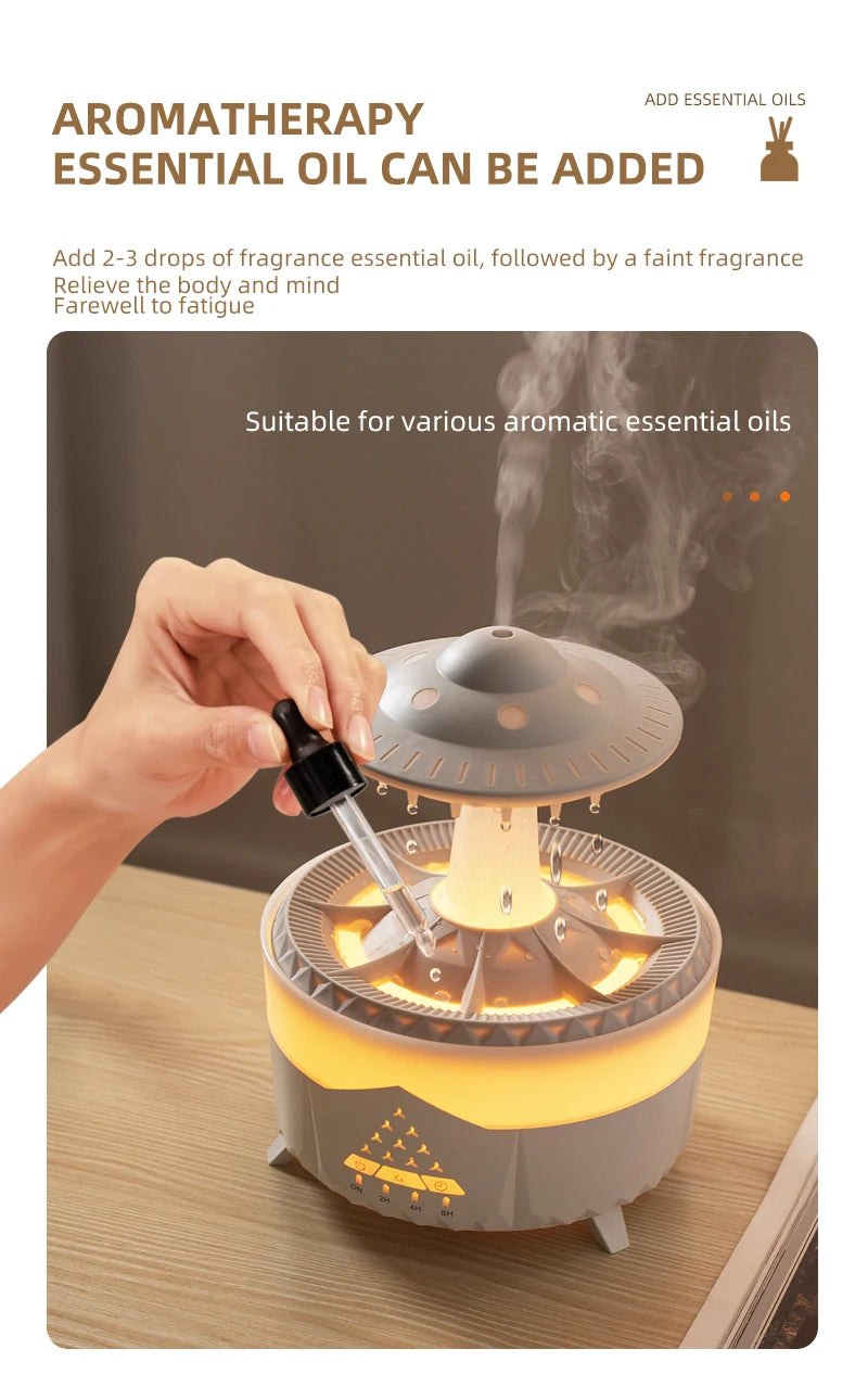 Image of the AuraCloud UFO Rain Humidifier.