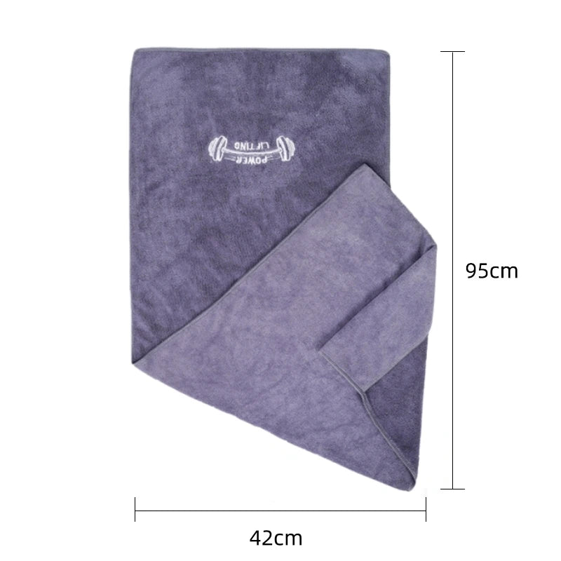 Microfiber Towel in the Purple color.