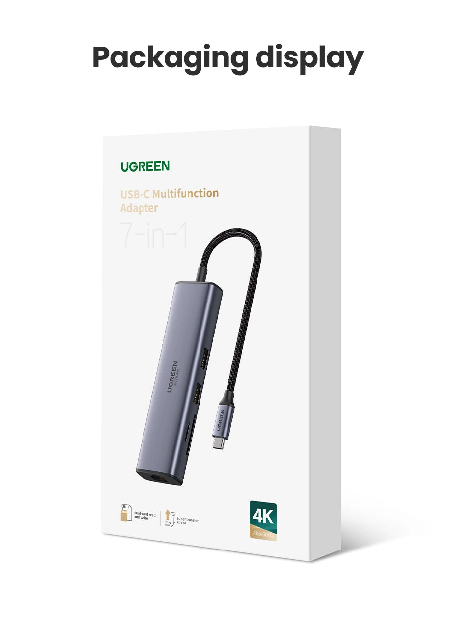 Image of the 7-In-1 Type-C 4K60Hz HDMI Hub.