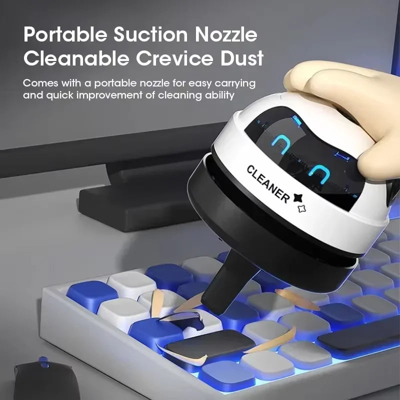 Image of the Desktop Rechargeable Vacuum Cleaner.