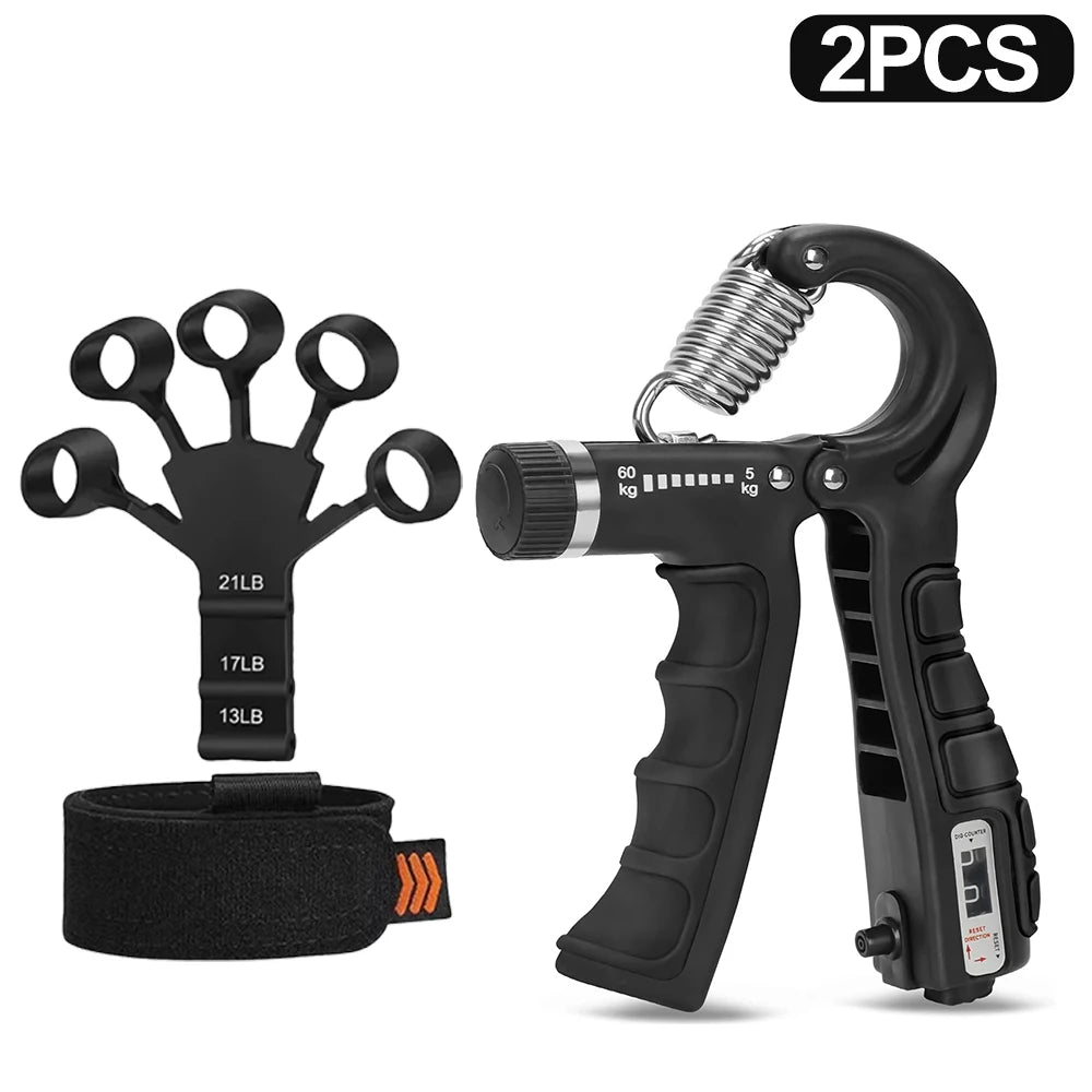 2pc set of the adjustable hand grip Strengthener.