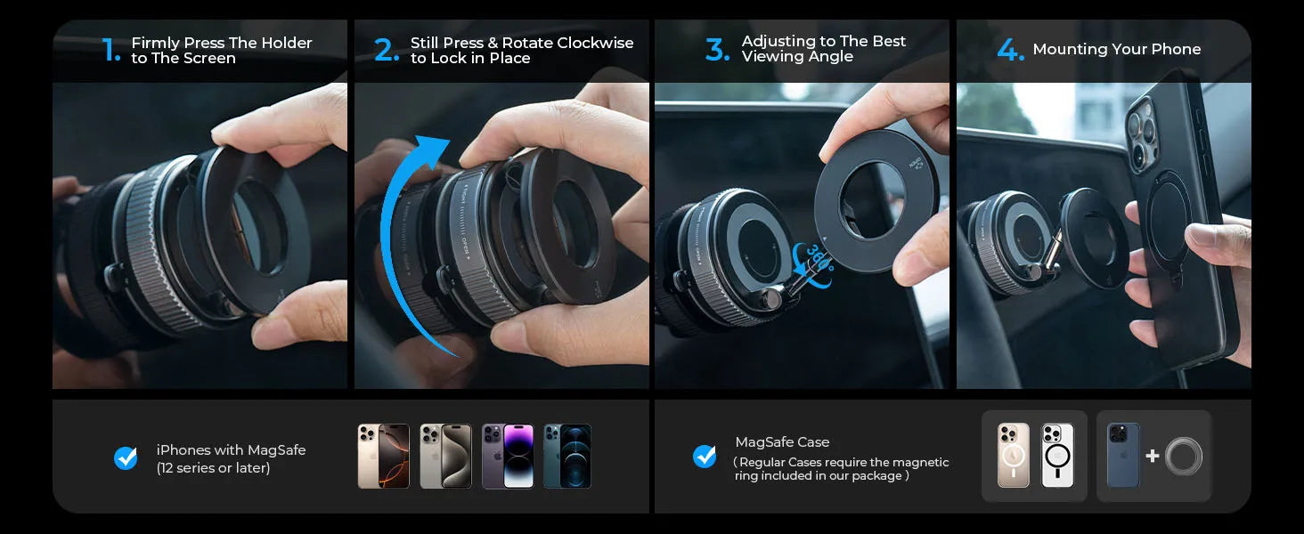Image of the Suction Cup Phone Mount.