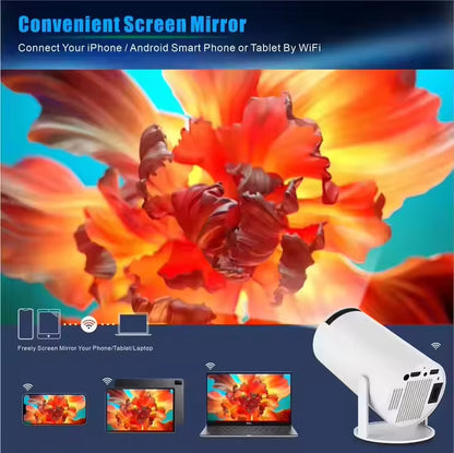 LCD Smart Projector Home Theater | LED Android 11 System