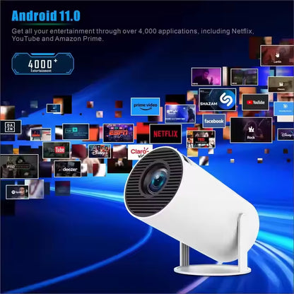 LCD Smart Projector Home Theater | LED Android 11 System