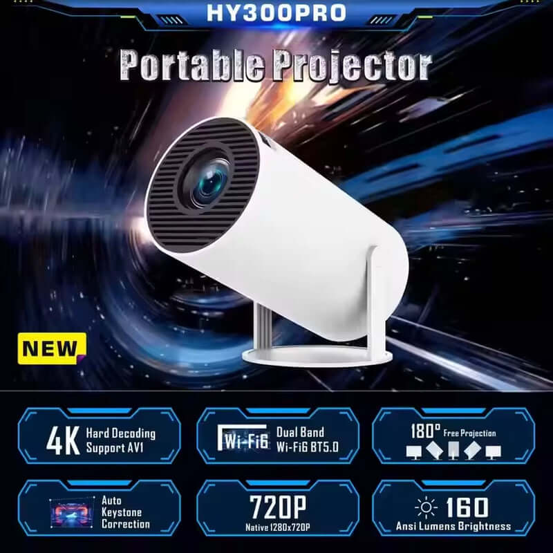 LCD Smart Projector Home Theater | LED Android 11 System