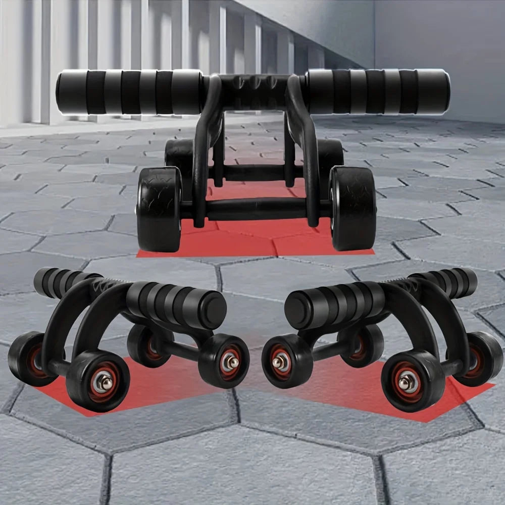 Shot of the Abdominal Exercise Wheel.