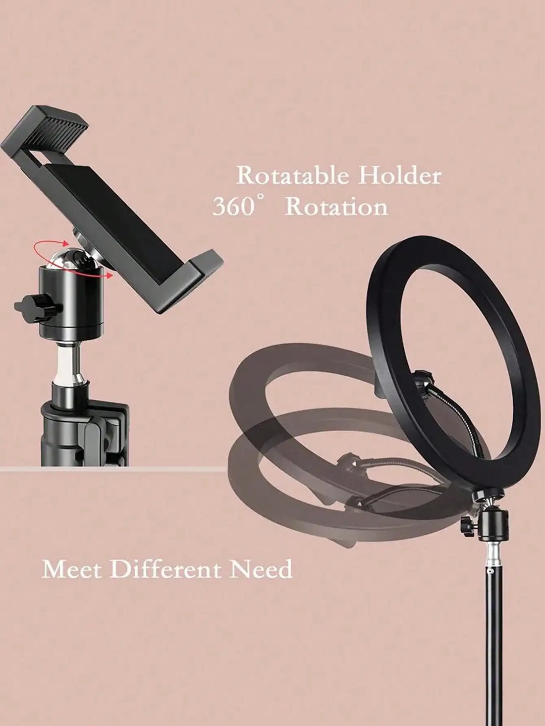 Image 110 cm Tripod Stand + O-Clip.