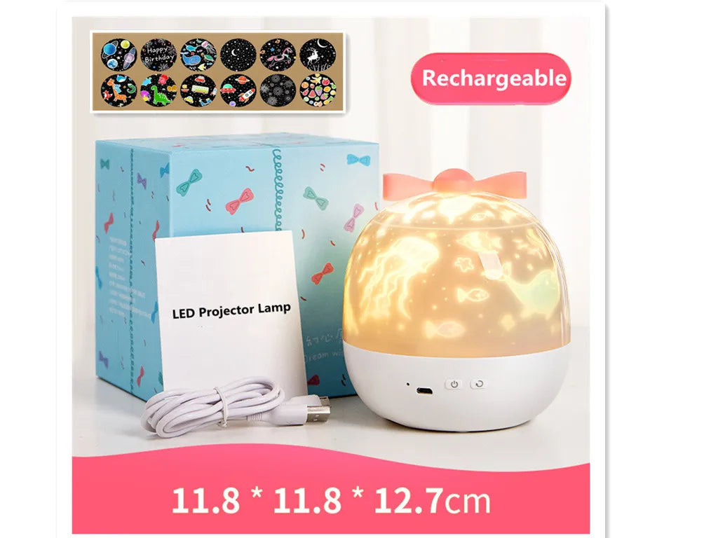 12-projector version of the Starry Night Light Projector.