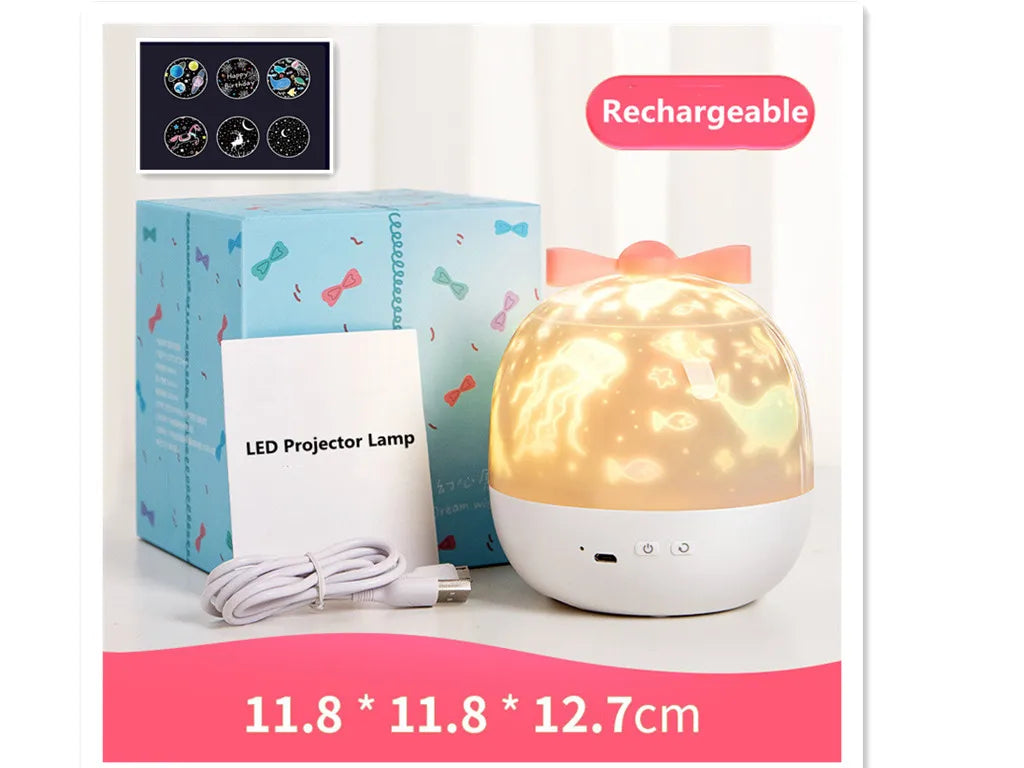 6-projector version of the Starry Night Light Projector.