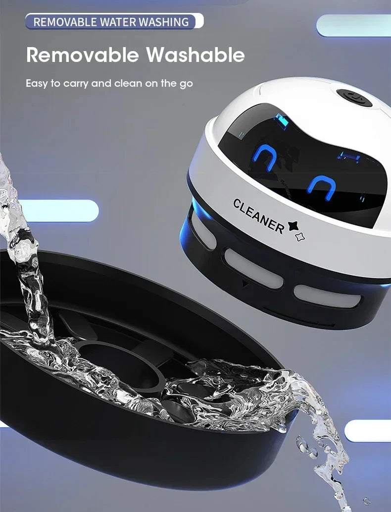 Image of the Desktop Rechargeable Vacuum Cleaner.