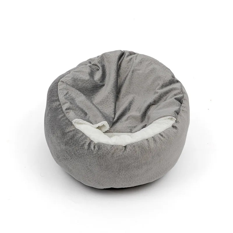 The Grey Orthopedic Bed For Dogs and Cats.