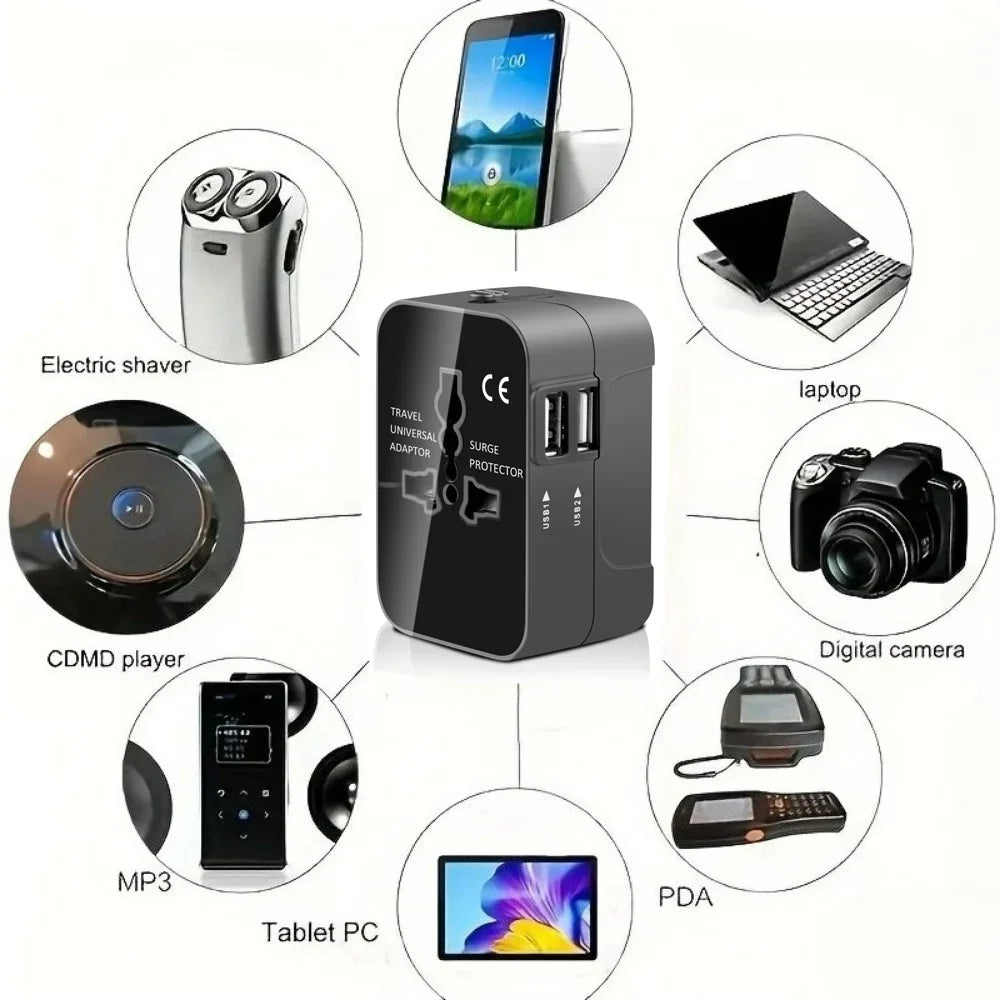 Uses of Universal Travel Adapter.