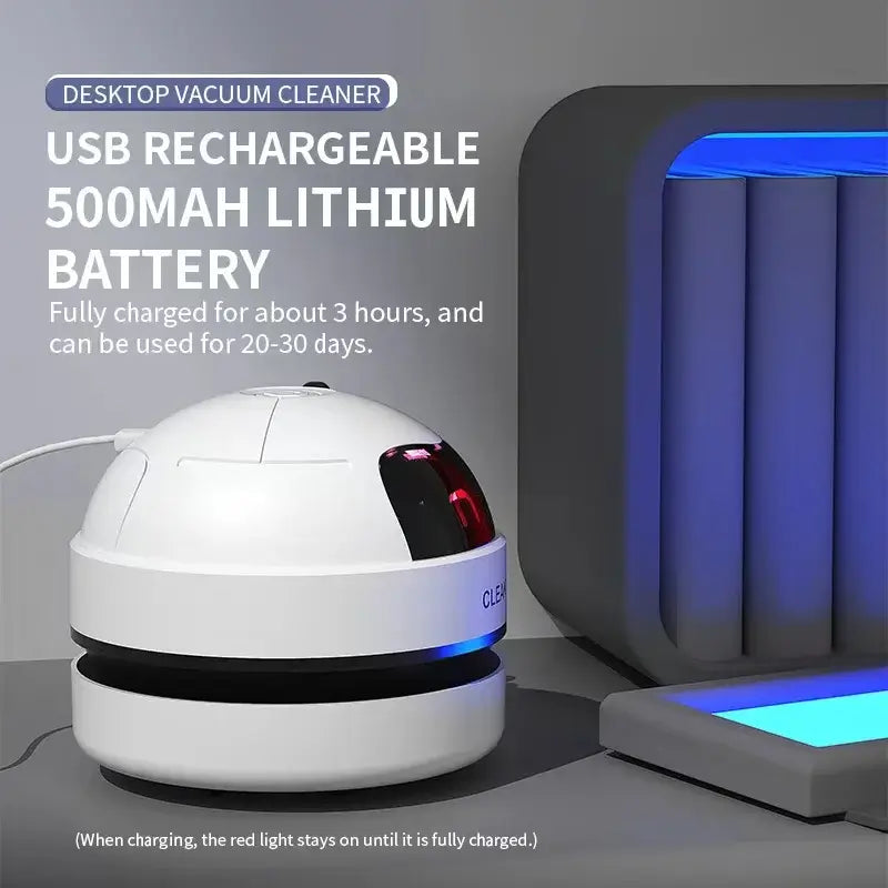 Image of the Desktop Rechargeable Vacuum Cleaner.