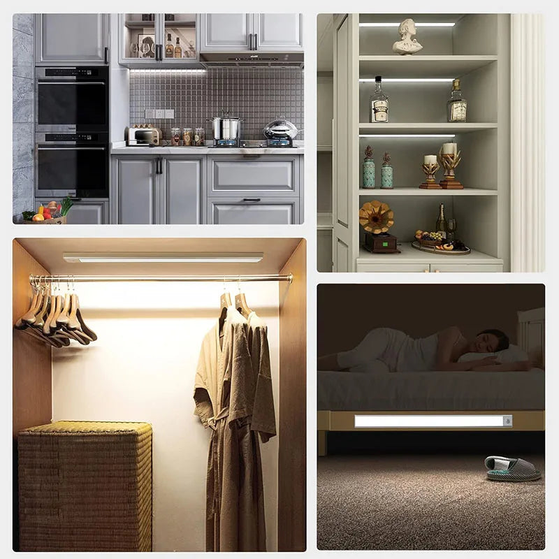 Carousel of images of the Rechargeable Ultra-Thin Cabinet Light.