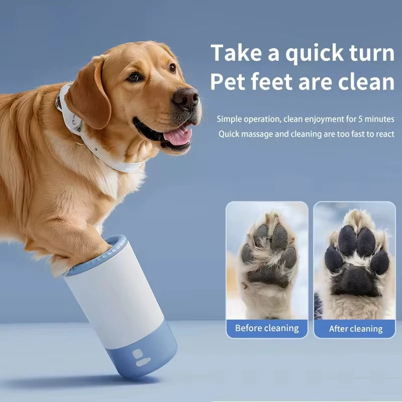 Automatic Dog Paw Cleaning Device for Small to Medium-Sized Breeds, USB Rechargeable