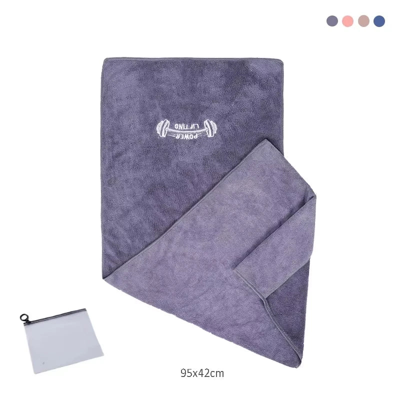 Microfiber Towel in the Purple color.