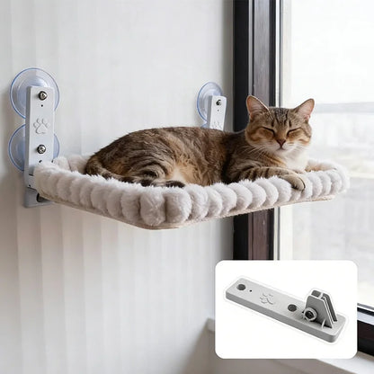 Image of a cat on the Cat Window Hammock.