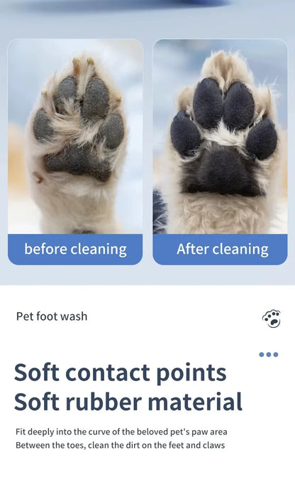 Automatic Dog Paw Cleaning Device for Small to Medium-Sized Breeds, USB Rechargeable