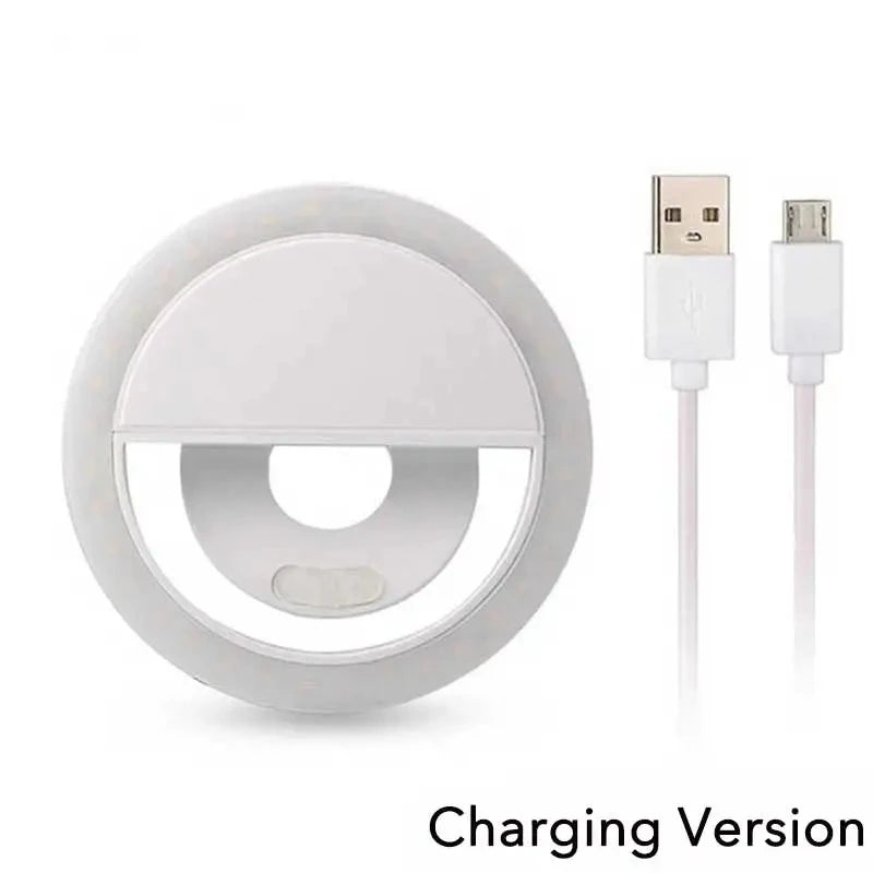 The White LED Light Selfie Ring.