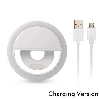The White LED Light Selfie Ring.