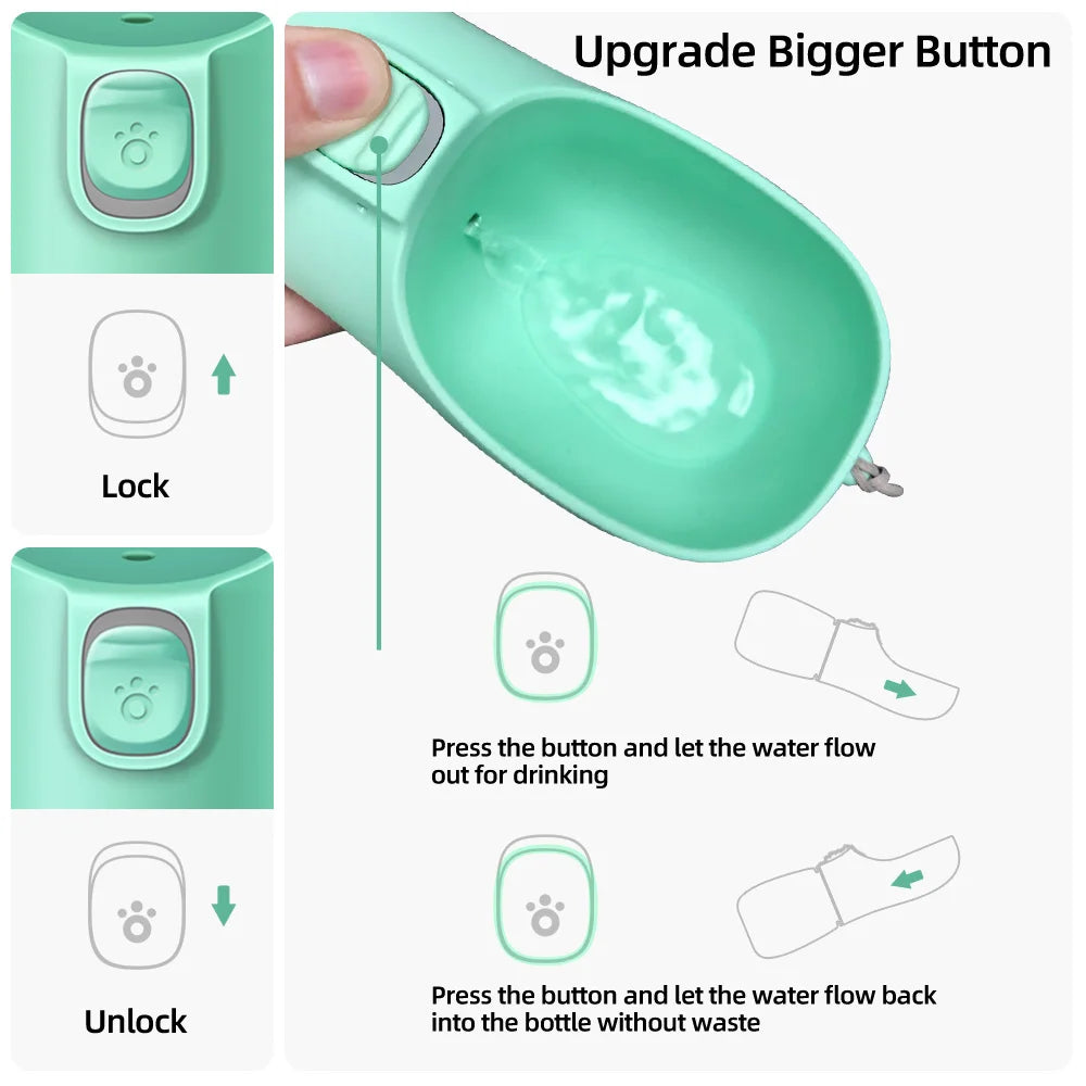 Image of the Dog Water Bottle For Pet Dogs.