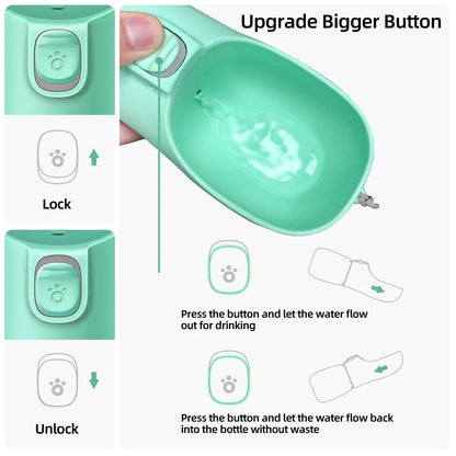 Image of the Dog Water Bottle For Pet Dogs.