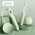 Image of the Green Intelligent Counting Cordless Jump Rope.