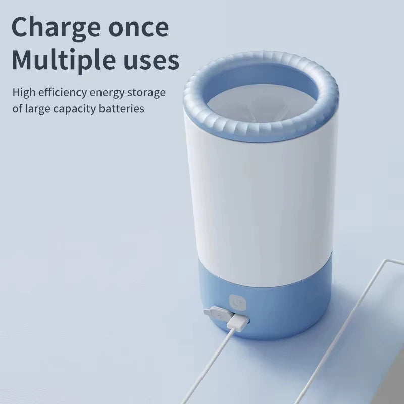 Automatic Dog Paw Cleaning Device for Small to Medium-Sized Breeds, USB Rechargeable
