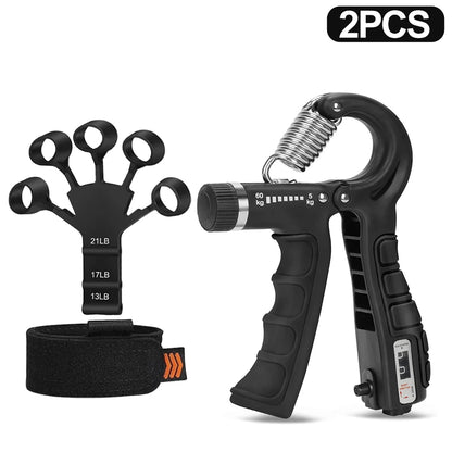 2pc set of the adjustable hand grip Strengthener.