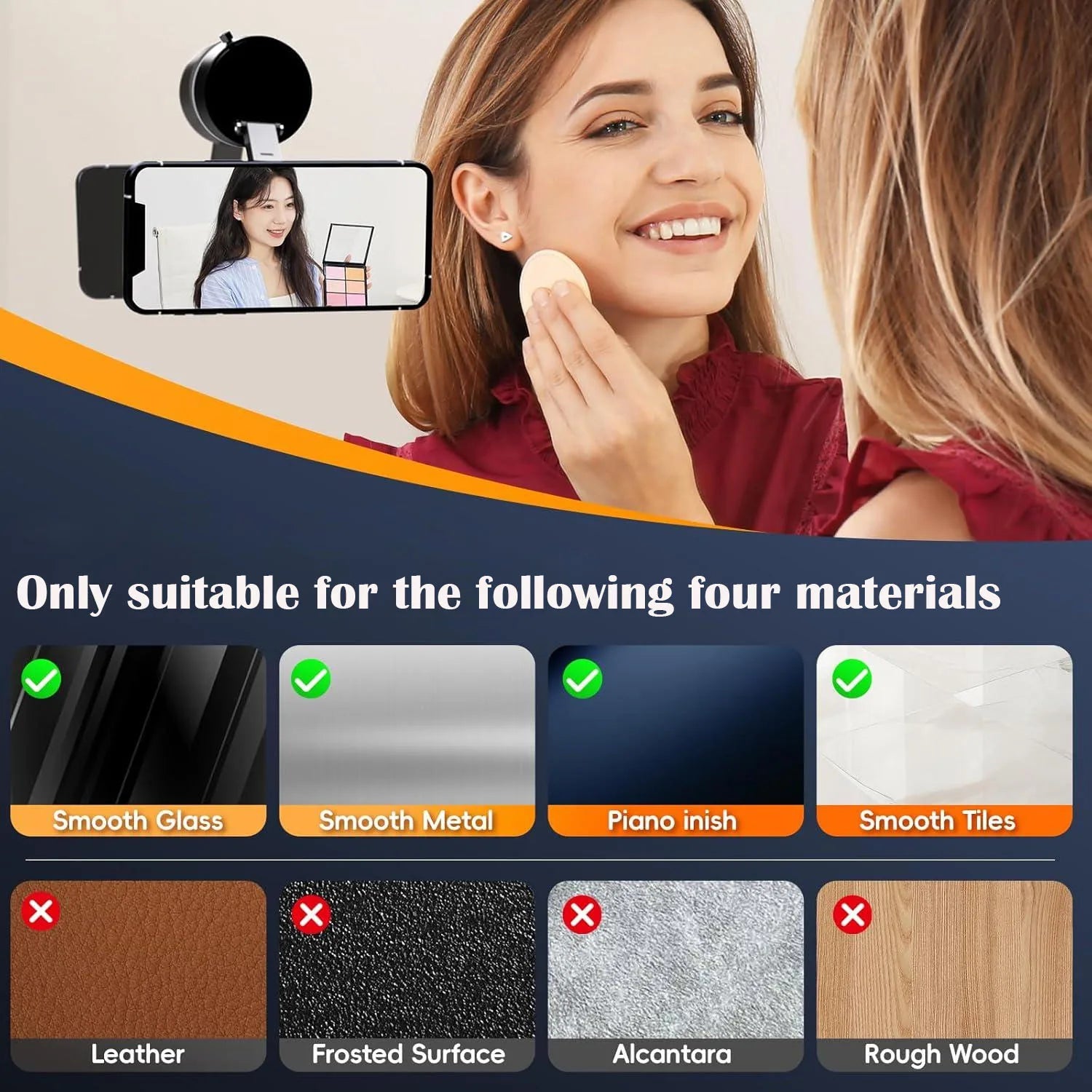 Image of the Suction Cup Phone Mount.