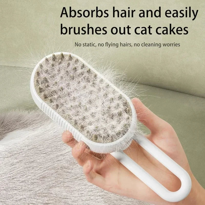 Close-up of the Steamy Dog Brush Spray.