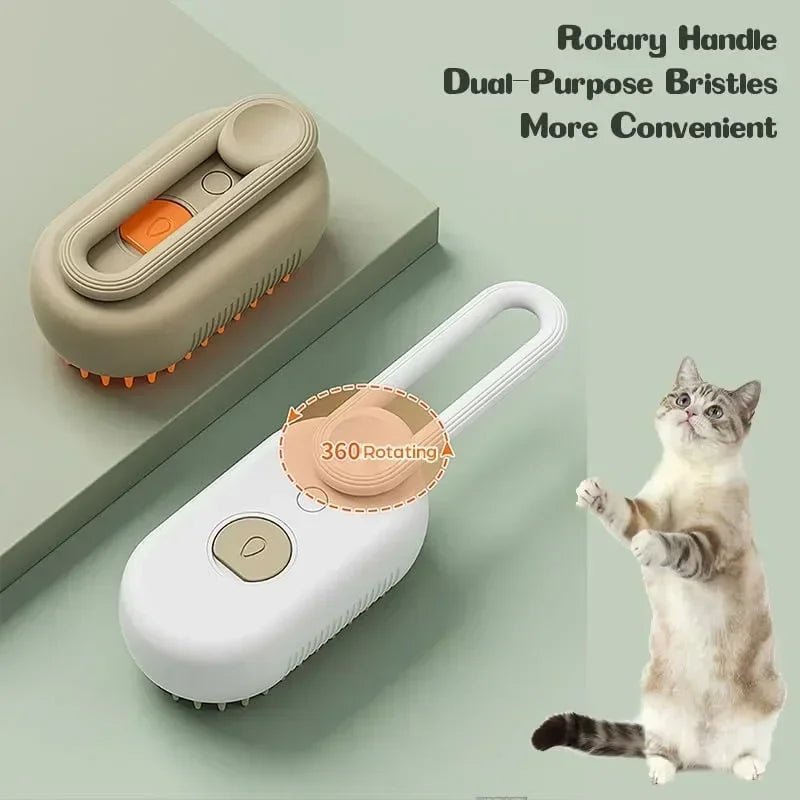 Image of the underside of the Steamy Dog Brush Spray.