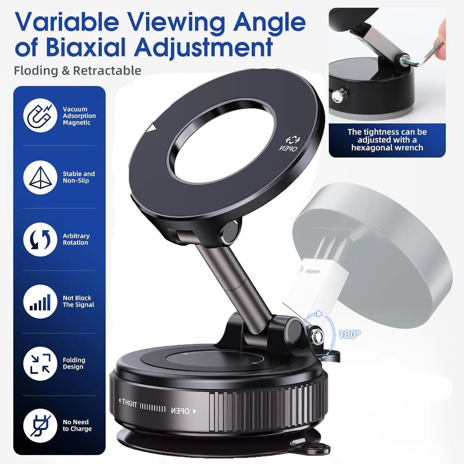 Image of the Suction Cup Phone Mount.