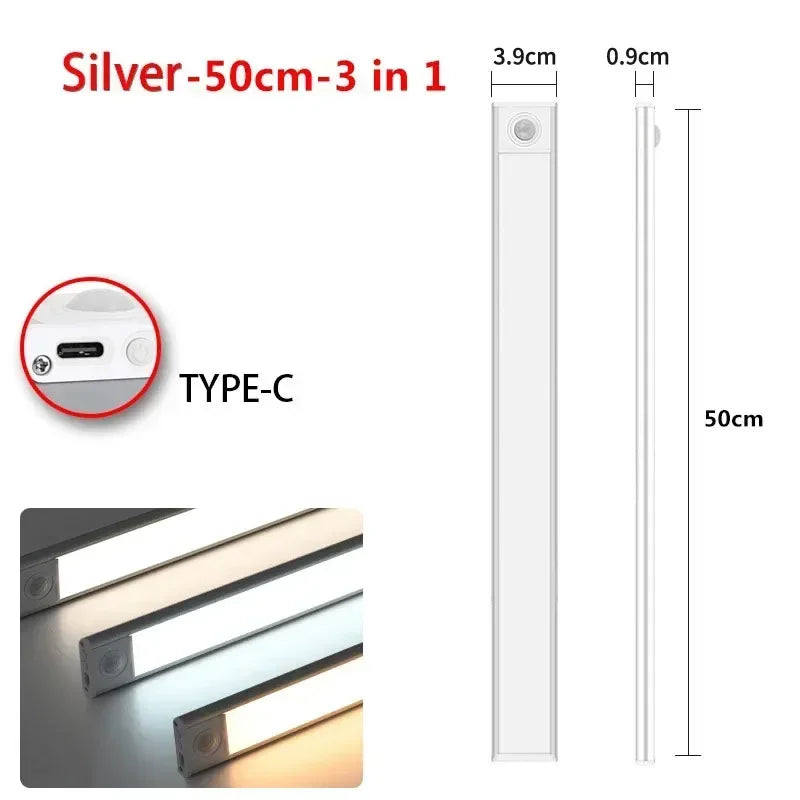 Image of the Rechargeable Ultra-Thin Cabinet Light.