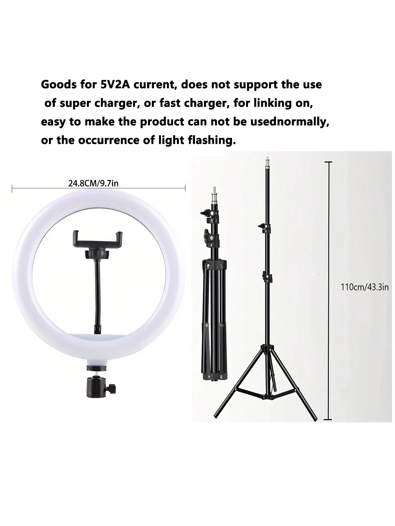 Image 110 cm Tripod Stand + O-Clip.
