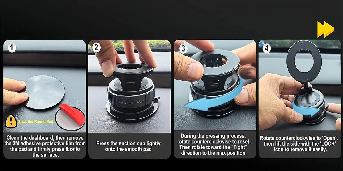 Image of the Suction Cup Phone Mount.