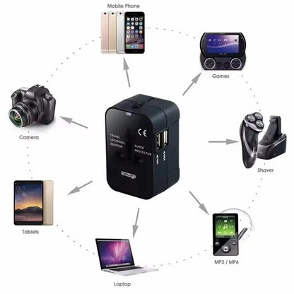 Universal Travel Adapter compatibility.