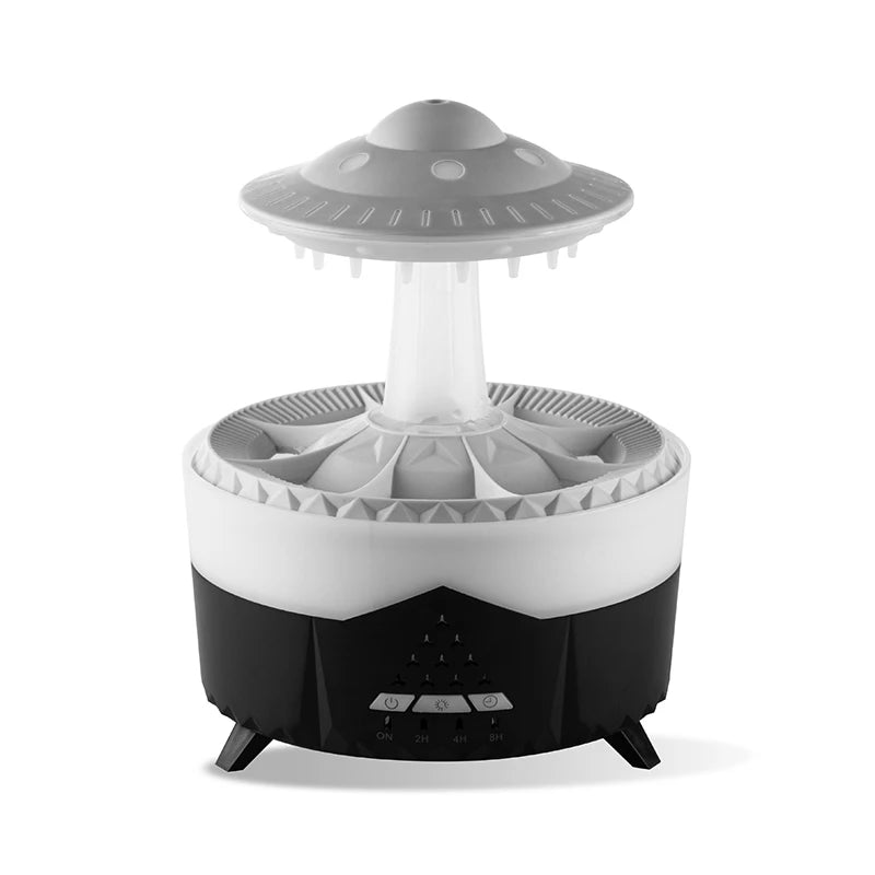 Image of the Onyx Edition AuraCloud UFO Rain Humidifier.
